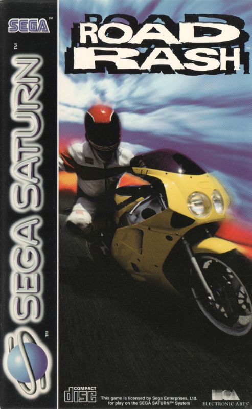 Road Rash box art for Sega Saturn